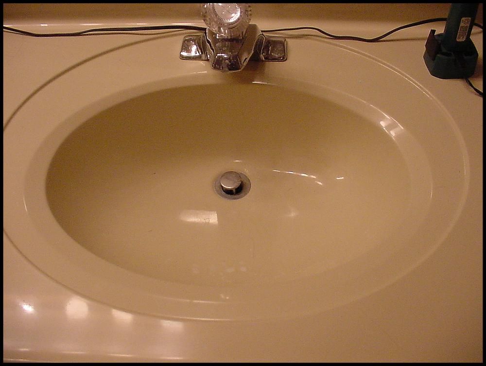 sink before shaving